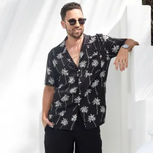 Midnight Oasis - Mens Hawaiian Shirt