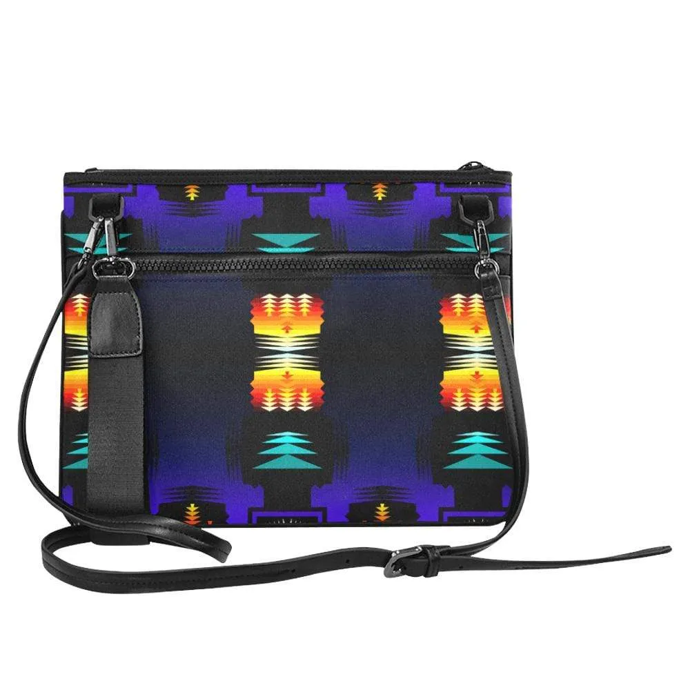 Midnight Sage Fire II Slim Clutch Bag