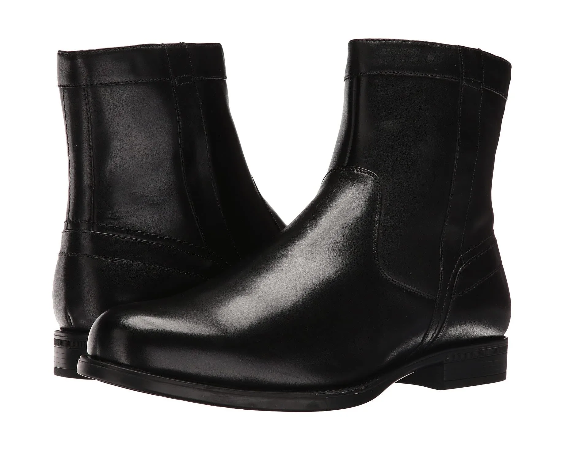 Midtown Plain Toe Zip Boot Florsheim, black