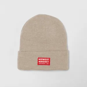 Midwest Mindset Knit Beanie - Camel