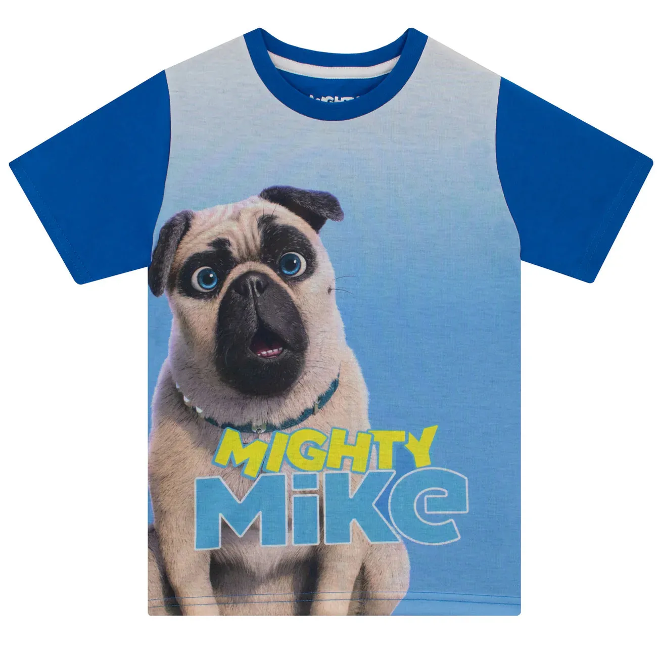 Mighty Mike Blue Older Boys T-Shirt