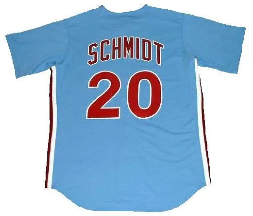 Mike Schmidt Phillies Away Throwback Baseball Jersey