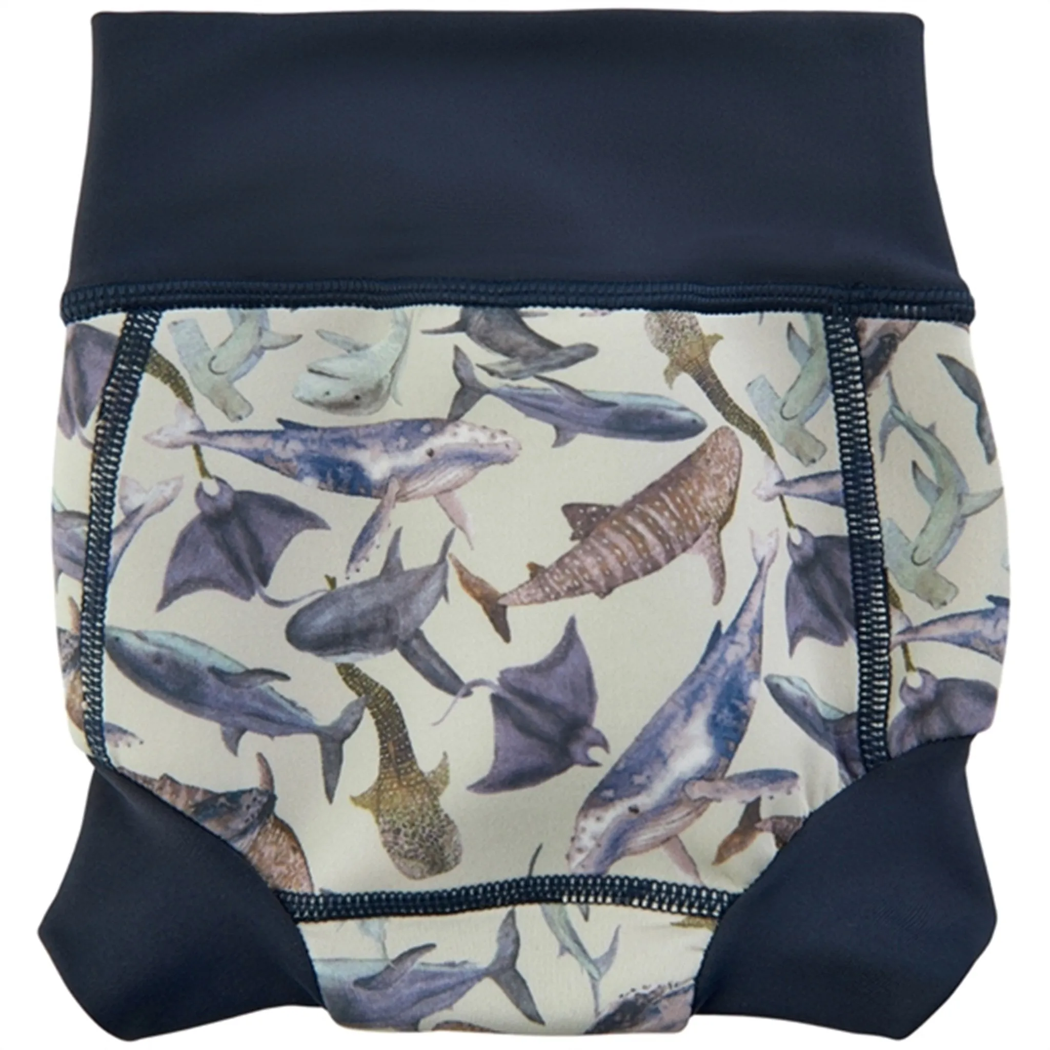 Mikk-Line Baby Swim Pants AOP Metal