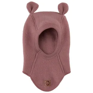 Mikk-Line Wool Balaclava w. Ears Burlwood