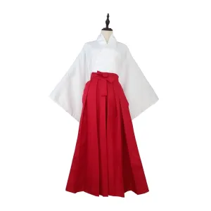 Miko Shrine Maiden Red Hakama Set