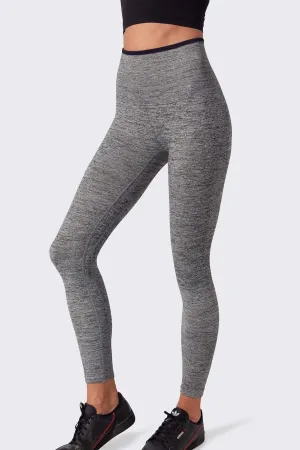 Mila High Waist Seamless 7/8 Heather Grey