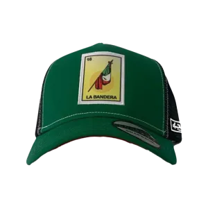 Milano Hats Green La Bandera Mesh Cap