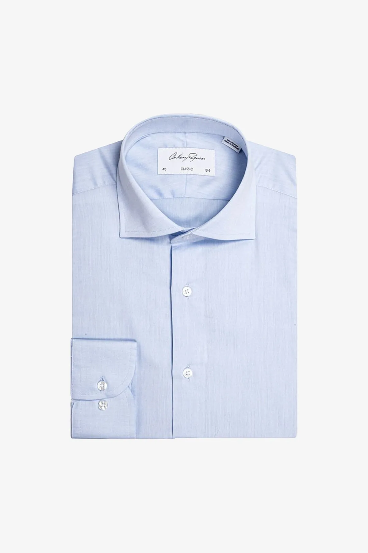 Miles - Twill Light Blue Shirt