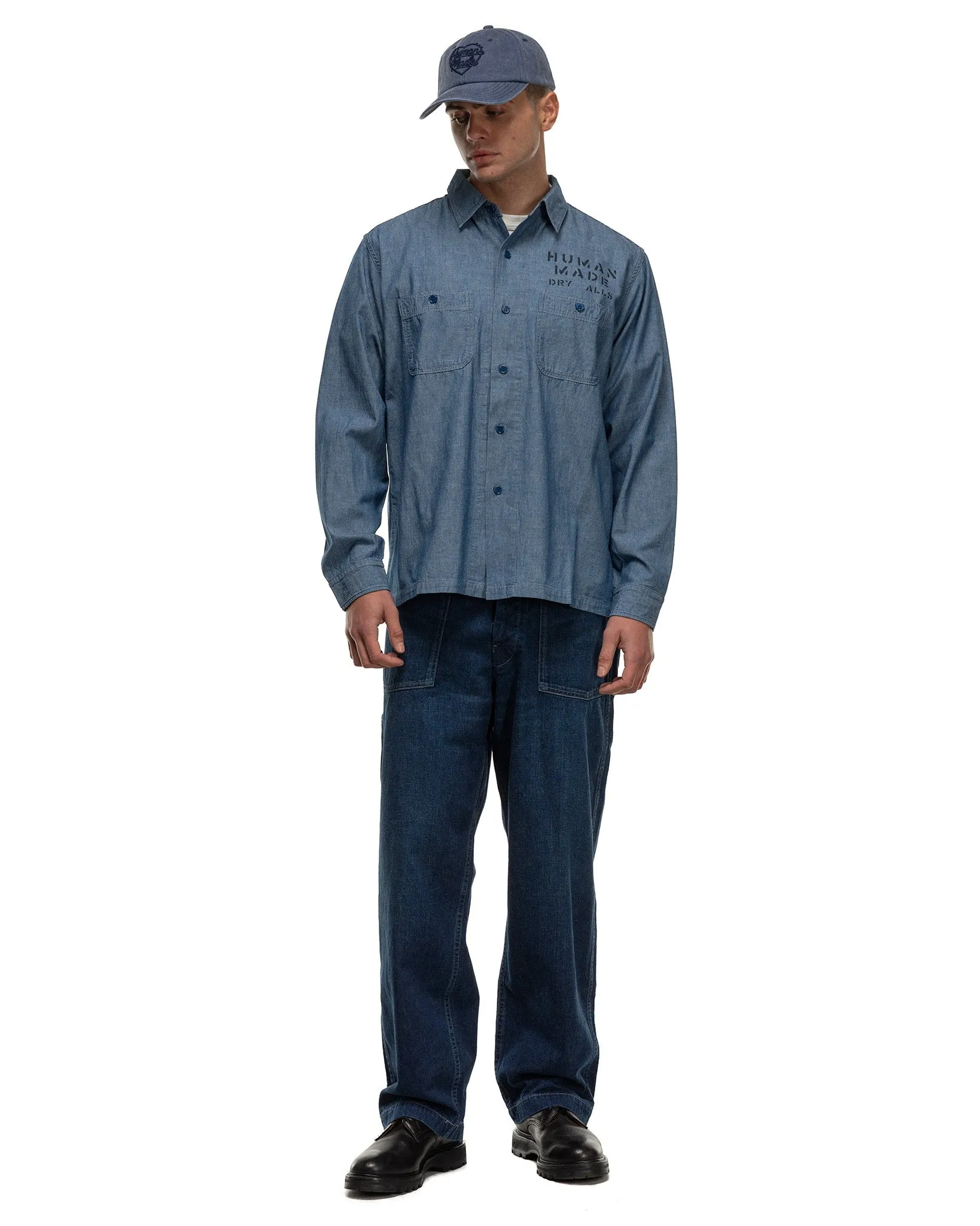 Military Chambray Shirt Indigo