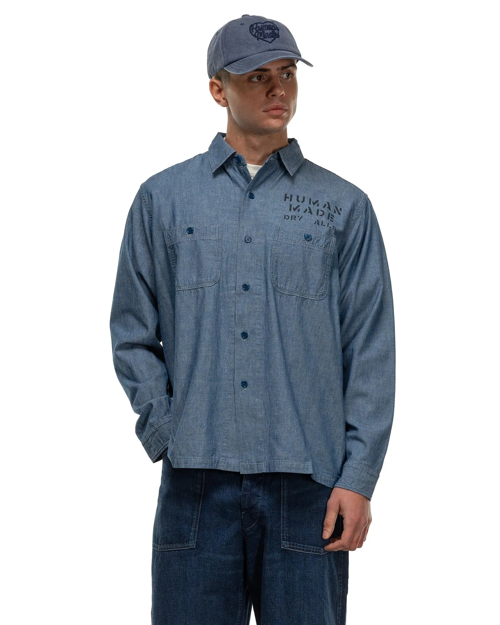 Military Chambray Shirt Indigo