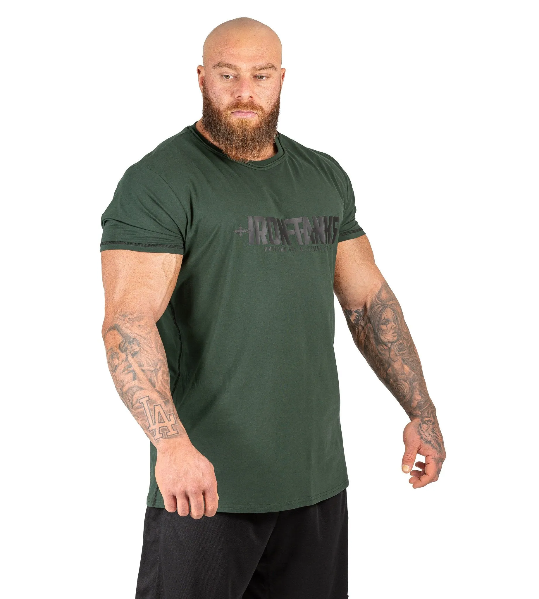 Military Muscle Tee II - Guerrilla Green