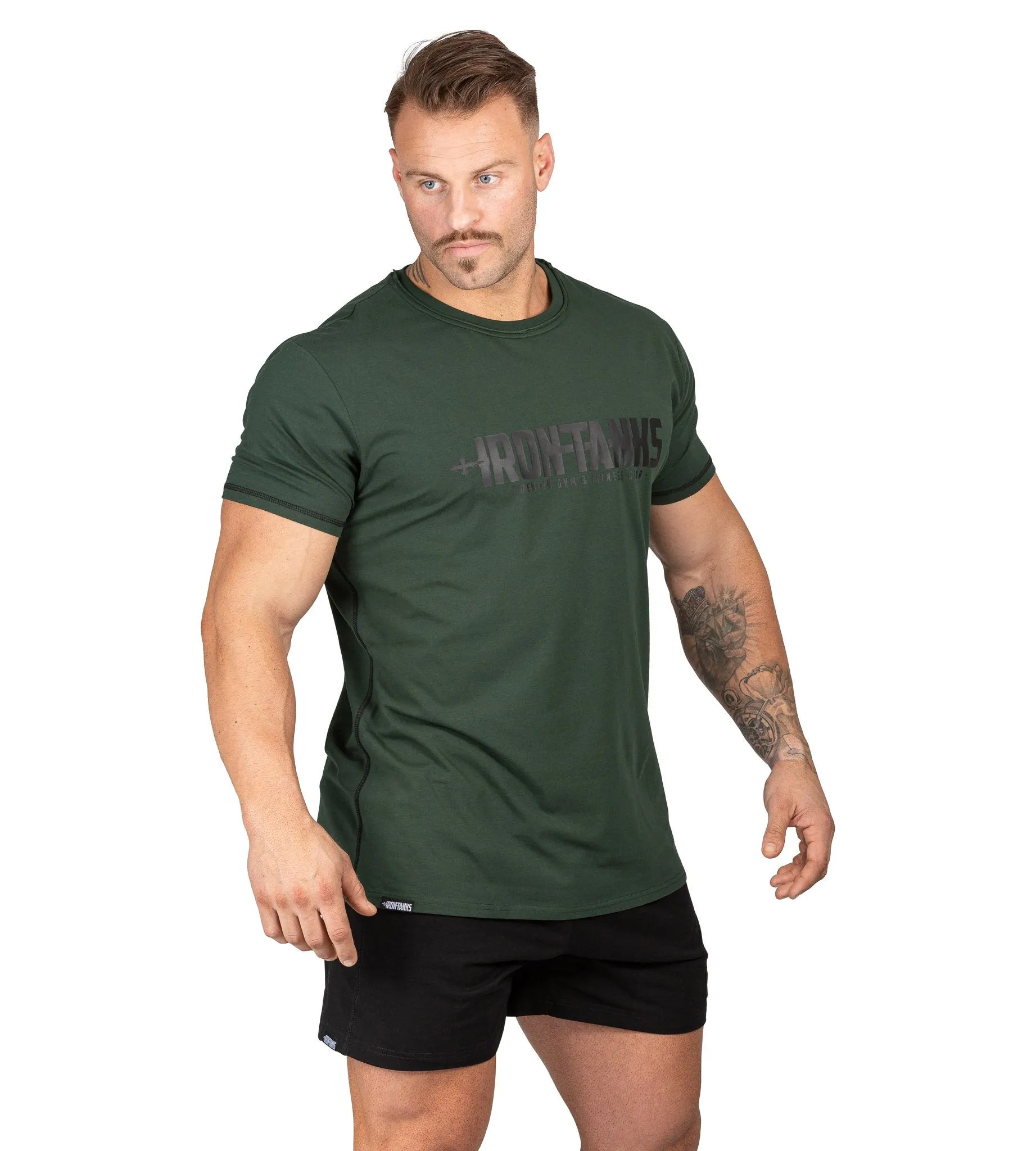 Military Muscle Tee II - Guerrilla Green