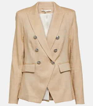 Miller dickey Veronica Beard linen blazer, beige