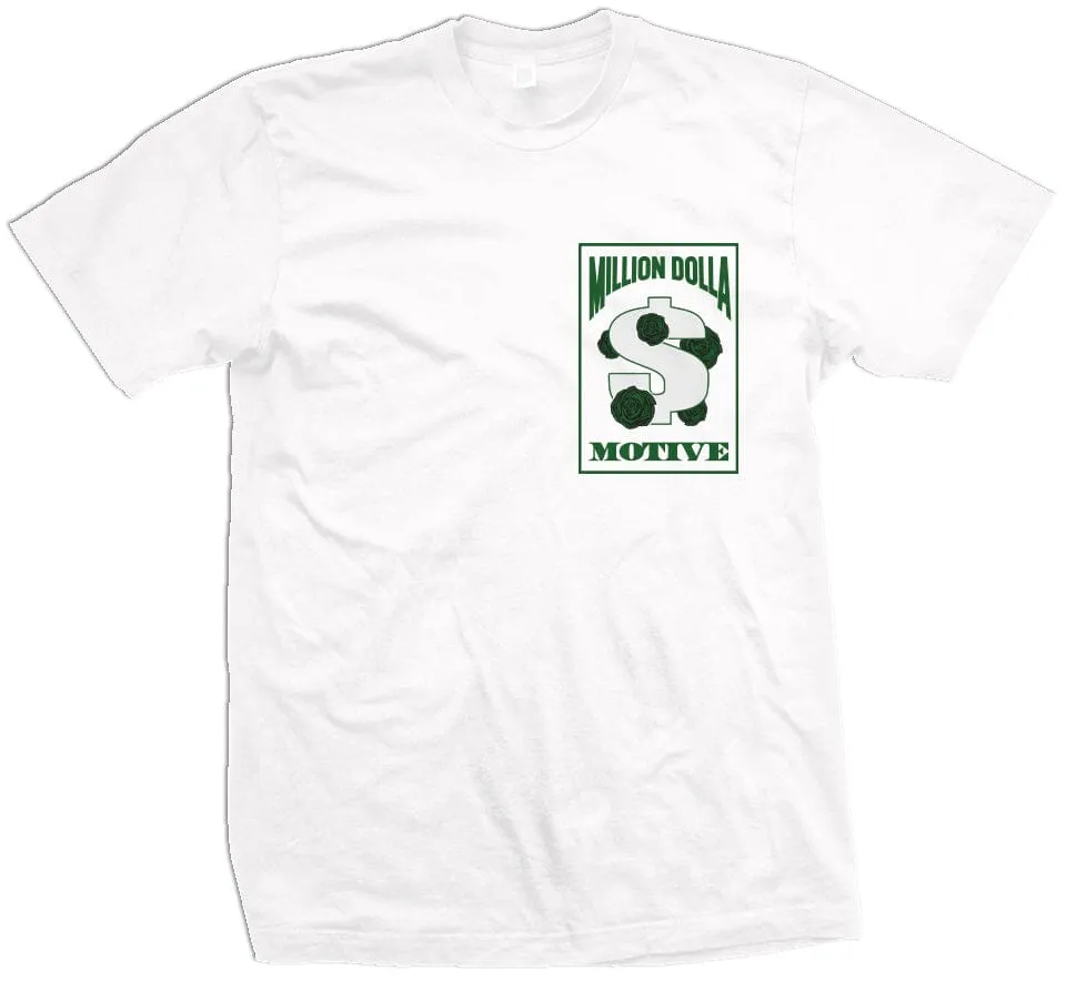 Million Dolla Motive Records - White T-Shirt