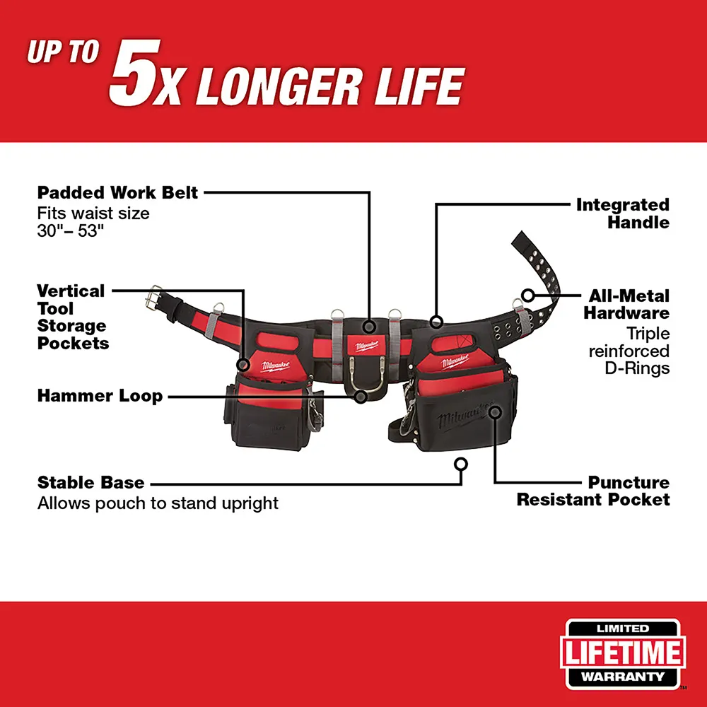 Milwaukee Electrician'S Work Belt