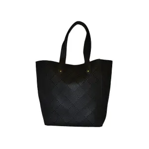 MIMOSA- Womens Laser Cut Vegan Tote Bag