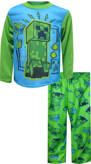 Minecraft Creepers Pajama Set