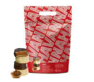 Mini Alfajores Havanna Milk Chocolate and White Chocolate with Dulce de Leche 19 units 475 g / 16.7 oz