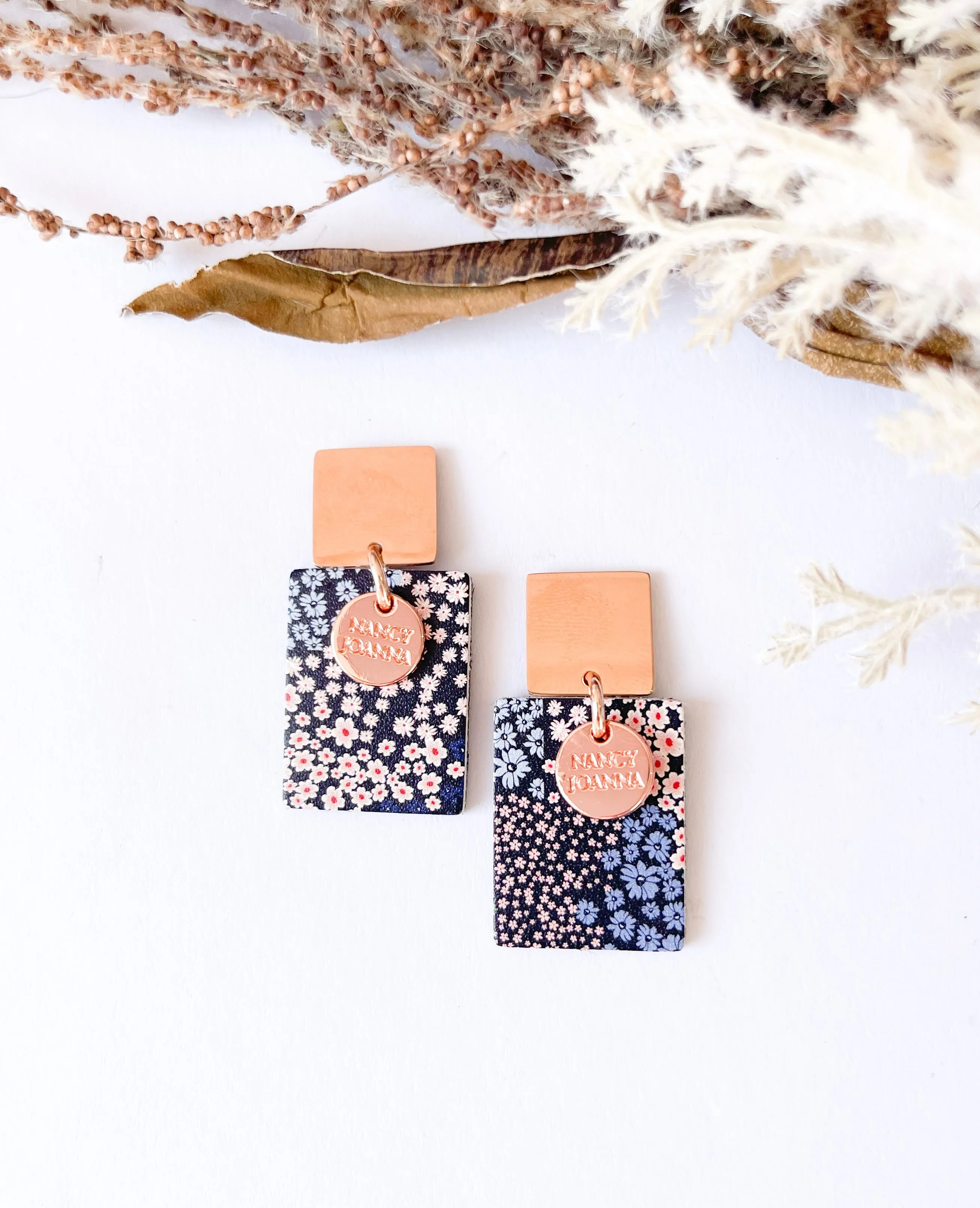 Mini Baby Daisies Rectangle Drops