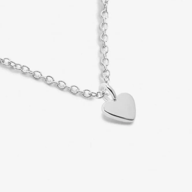 Mini Charms Heart Silver Plated 46cm   5cm Necklace 7045