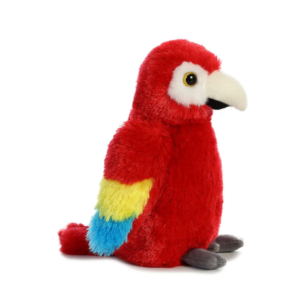 Mini Flopsies Macaw Parrot Soft Toy