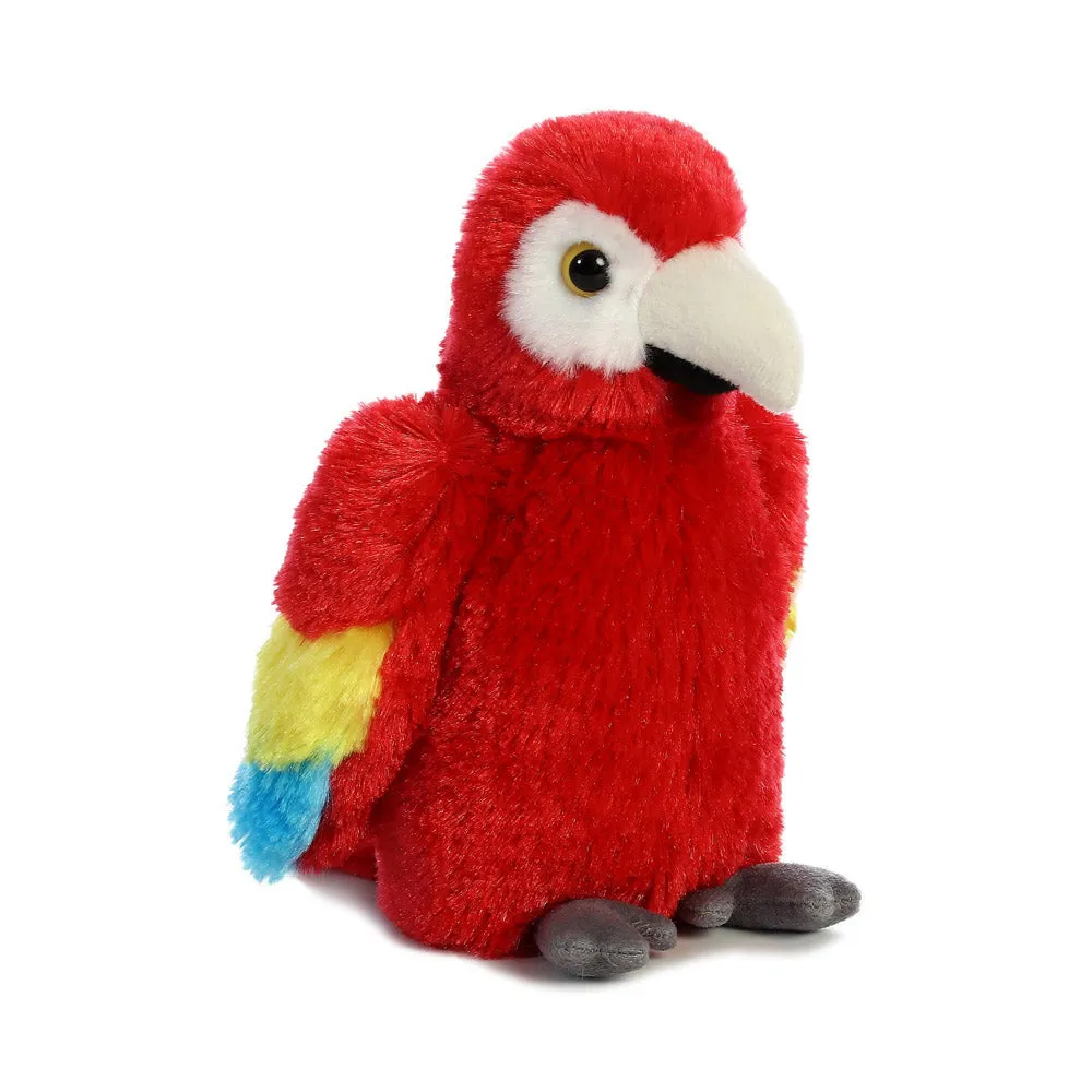 Mini Flopsies Macaw Parrot Soft Toy