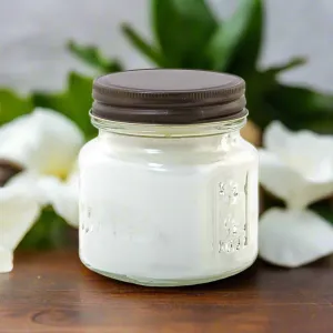 Mini Mason 8 oz. Candle - Pure Gardenia