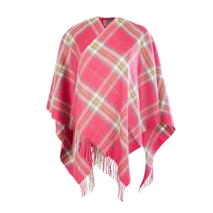 Mini Me Children’s Cape Edinburgh Cashmere Pink New Elgin Check