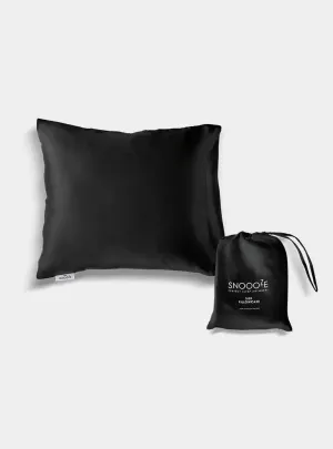 Mini Silk Pillowcase, Black