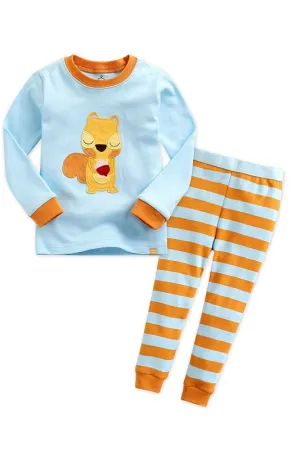 Mini Squirrel Long Sleeve Pajama