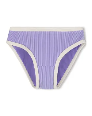 Mini Stripe Rib Bikini Bottom