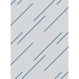 Minimal Blue Stripes Printed Backdrop