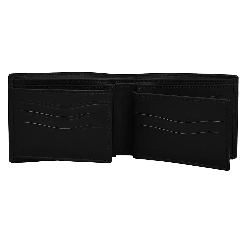 Minimalist Business Leather Wallet Black