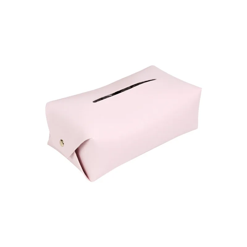 Minimalist Leather Tissue Box Cover, HG0135