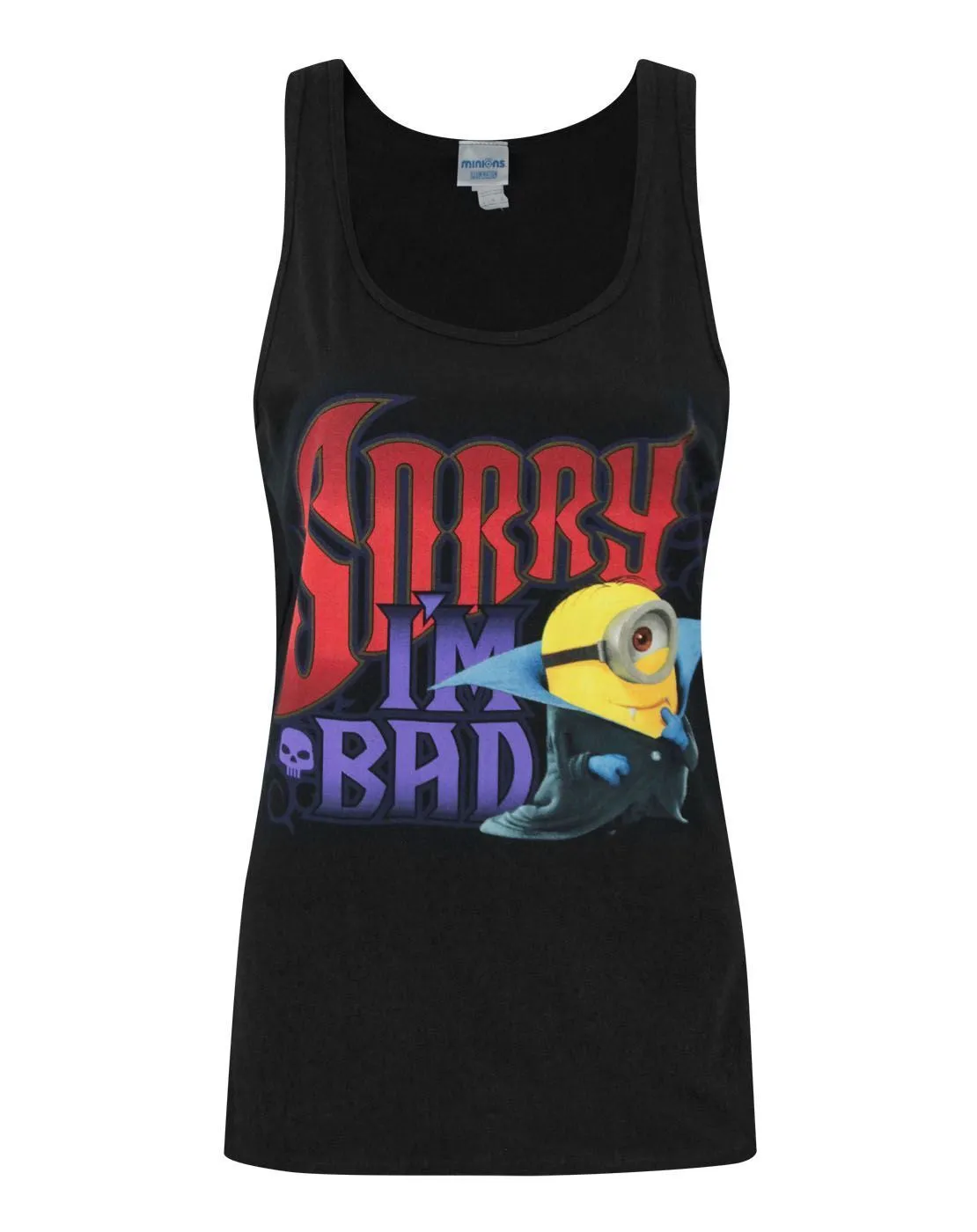 Minions Sorry I'm Bad Women's Vest