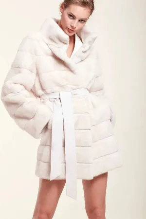 Mink fur coat