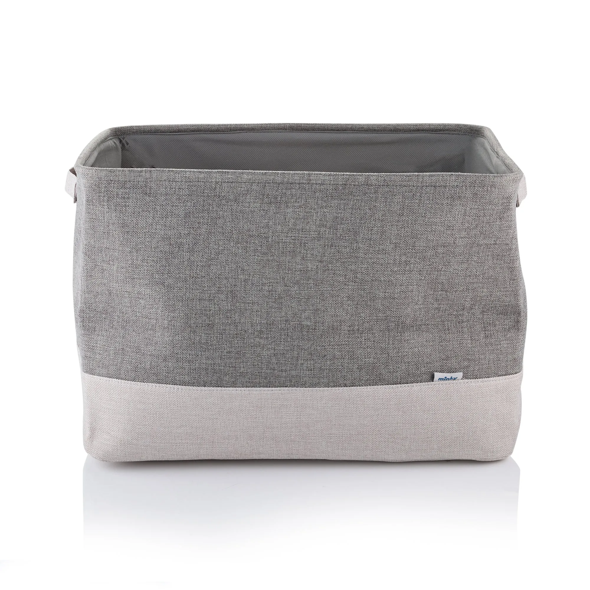 Minky Large Fabric Laundry Basket - 73L