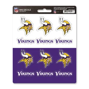 Minnesota Vikings 12 Count Mini Decal Sticker Pack