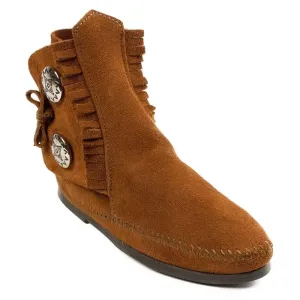 Minnetonka Two Button Hardsole Boot - Mens Boots