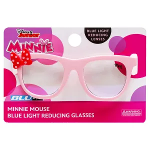 Minnie Mouse Pink with Bow Blue Light Blocking Glasses