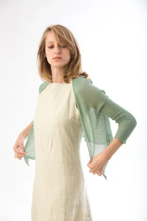 Mint Bolero Bamboo Cardigan