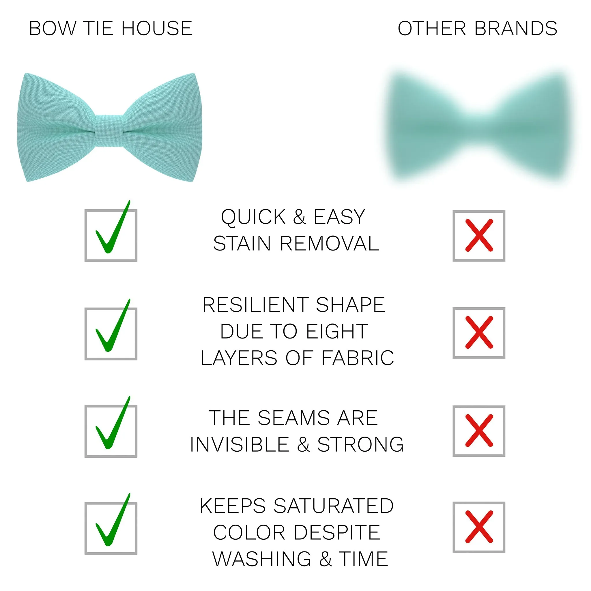 Mint Bow tie