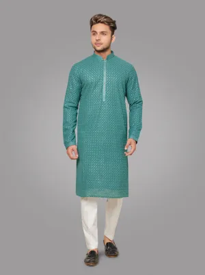 Mint Green Kurta Pajama | TULA