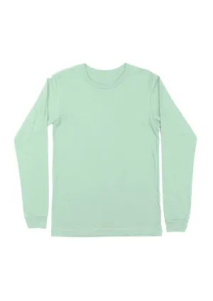 Mint Long Sleeve Crew Neck T-Shirt for Women | Fresh & Sustainable