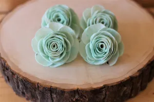 Mint Sola Wood English Rose ( Set of 12 )