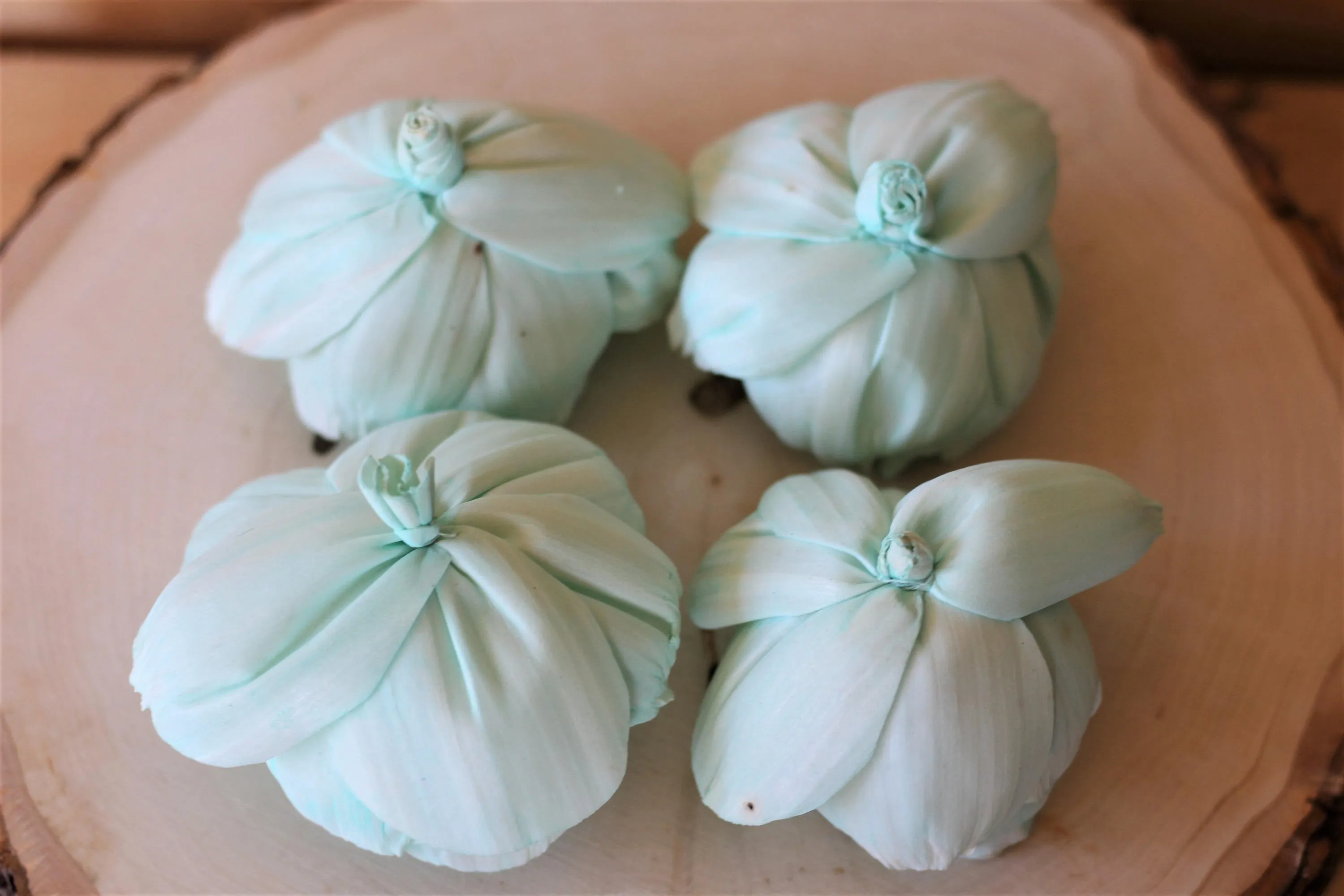 Mint  Sola Wood Peonies ( Set of 12 )