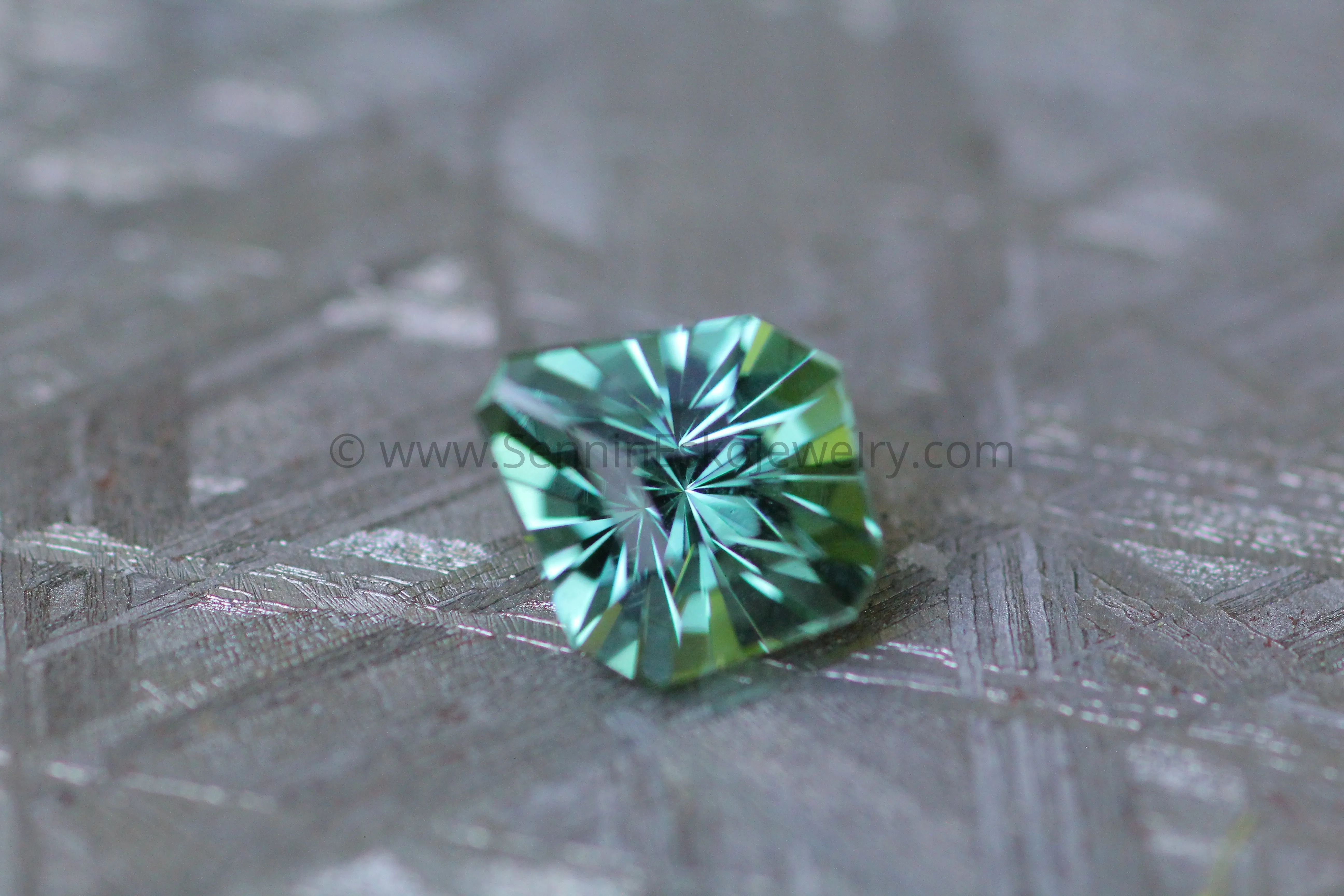 Mint Tourmaline Kite 1.65 carats - 8.4x7.2mm - Fantasy Shape