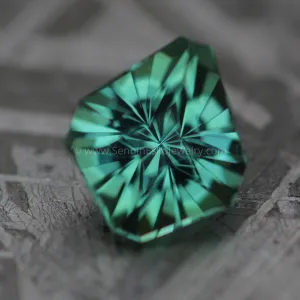 Mint Tourmaline Kite 1.65 carats - 8.4x7.2mm - Fantasy Shape