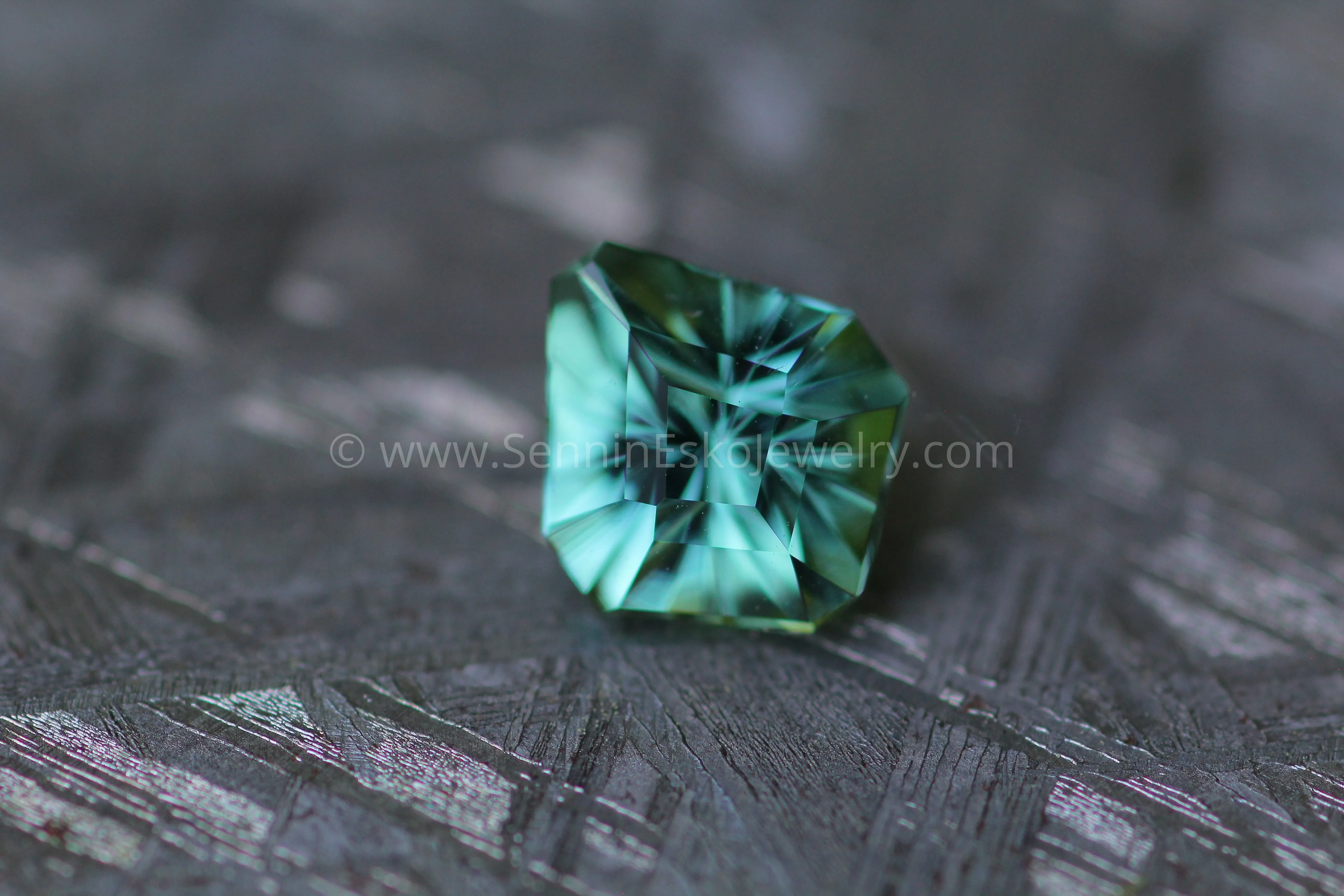 Mint Tourmaline Kite 1.65 carats - 8.4x7.2mm - Fantasy Shape