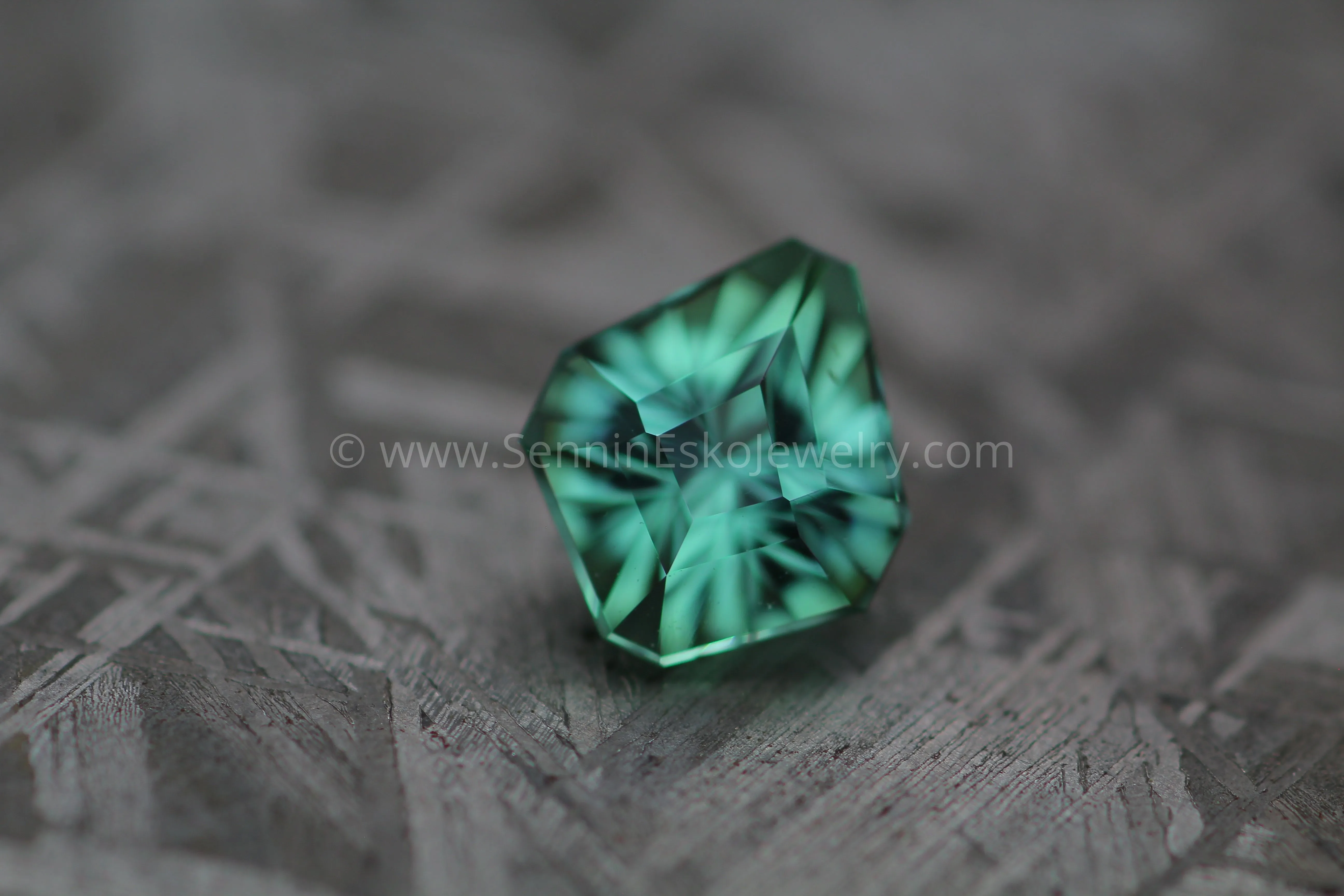 Mint Tourmaline Kite 1.65 carats - 8.4x7.2mm - Fantasy Shape